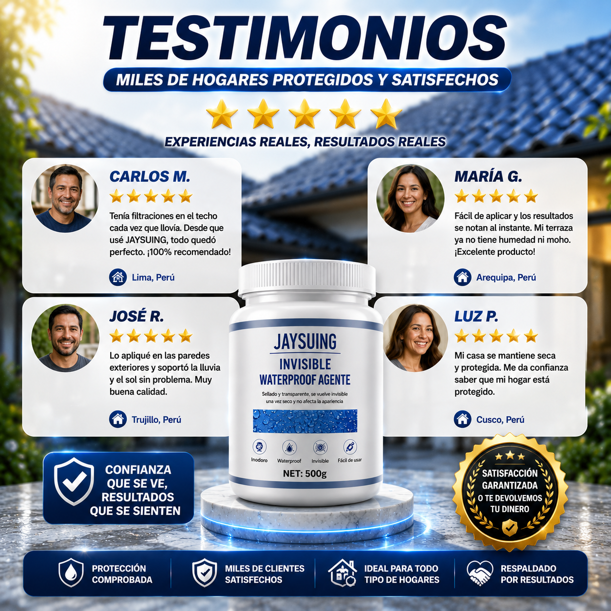 SELLADOR IMPERMEABLE – Protección Transparente Antihumedad y Antifiltraciones para el Hogar