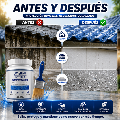 SELLADOR IMPERMEABLE – Protección Transparente Antihumedad y Antifiltraciones para el Hogar