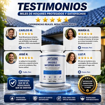 SELLADOR IMPERMEABLE – Protección Transparente Antihumedad y Antifiltraciones para el Hogar