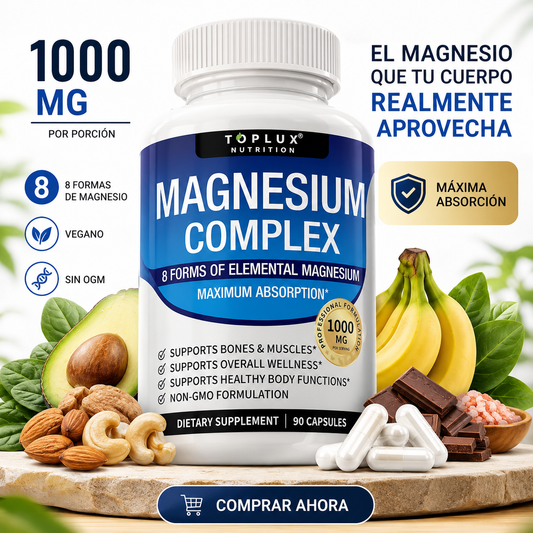 ✨El magnesio que tu cuerpo realmente aprovecha | 8 formas de magnesio para apoyar tu energía, tus músculos y tu bienestar diario